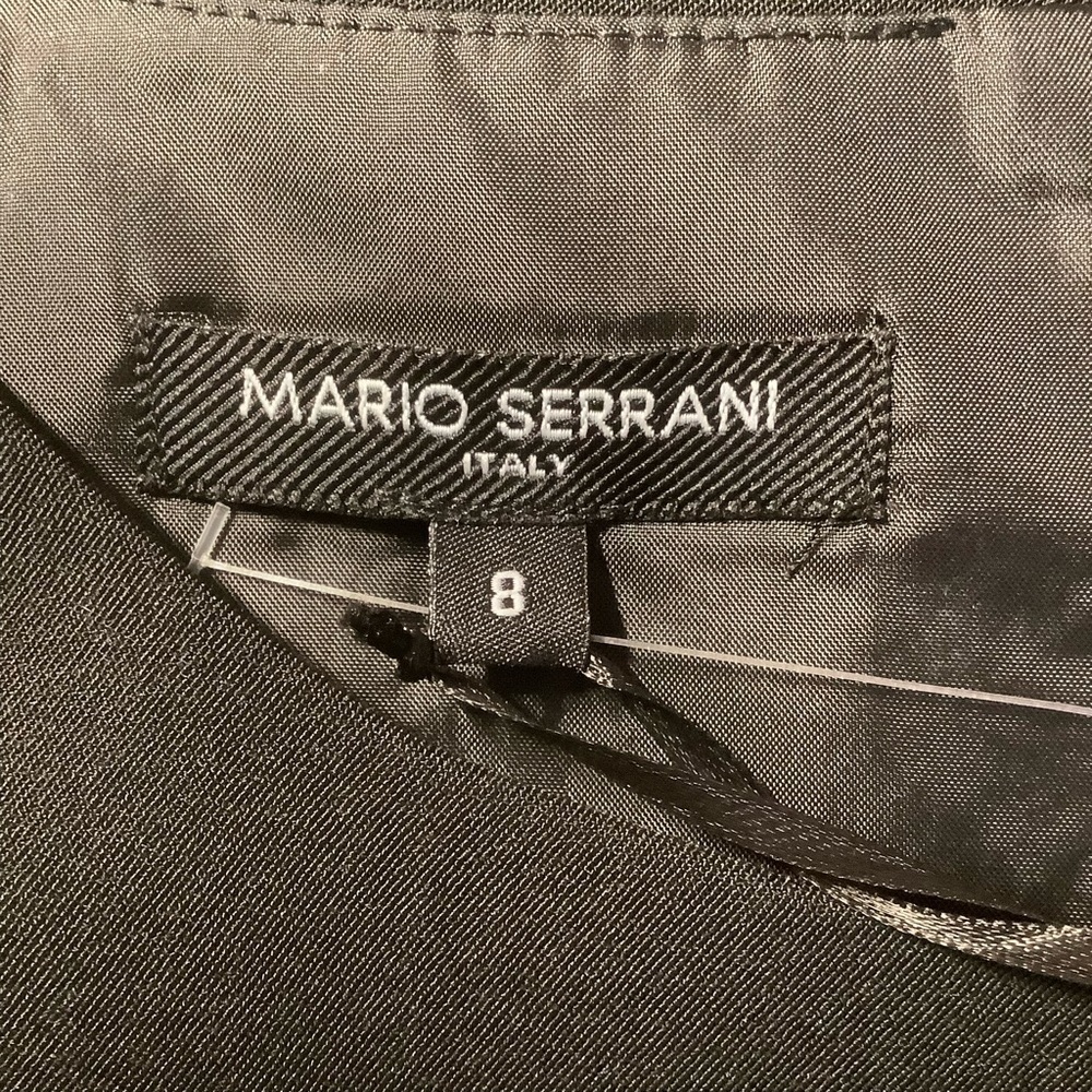 MARIO SERRANI CLASSIC MIDI SLEEVELESS BLACK DRESS/ NWT/ Size 8 - Picture 5 of 9